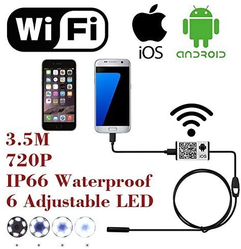 Endoscope Borescope Snake Inspection Camera System - Best endoscope for iPhone